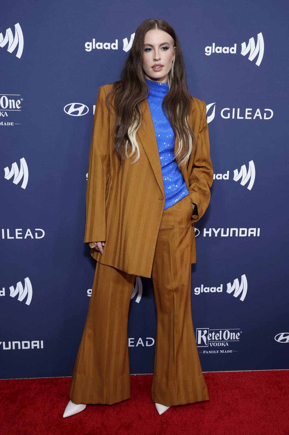 <p>BEVERLY HILLS, CALIFORNIA – MARCH 30: FLETCHER attends the GLAAD Media Awards at The Beverly Hilton on March 30, 2023 in Beverly Hills, California. (Photo by Randy Shropshire/Getty Images for GLAAD)</p>