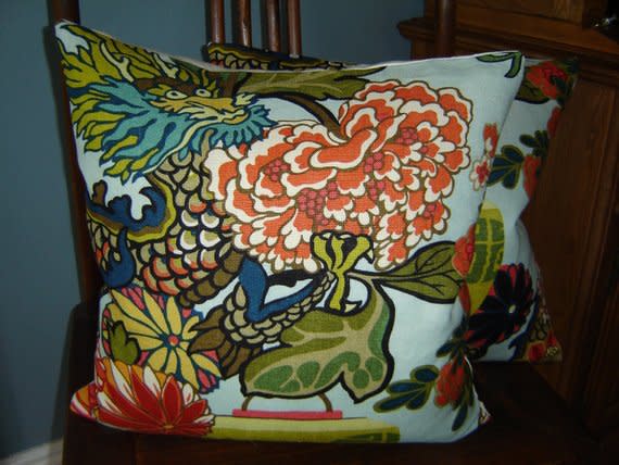 3) Throw Pillows