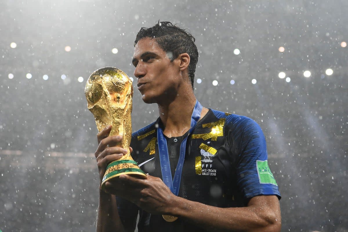 Raphael Varane retired from international football in February last year (AFP via Getty Images)