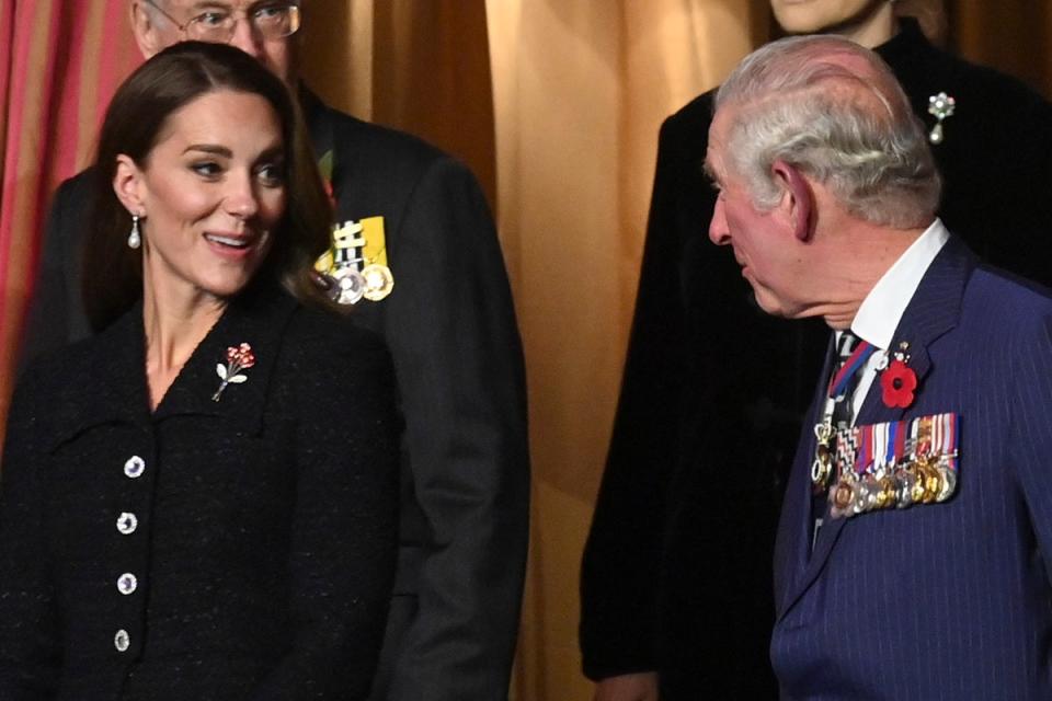 Buckingham Palace announced the news of the King’s medical issue just an hour and a half after Kensington Palace revealed Kate’s operation on Wednesday afternoon (Getty)