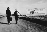 <p>About 82 years ago, you would regularly see people walking to work on foot. Nowadays, the freeways don't exactly offer such a mode of transportation. </p>