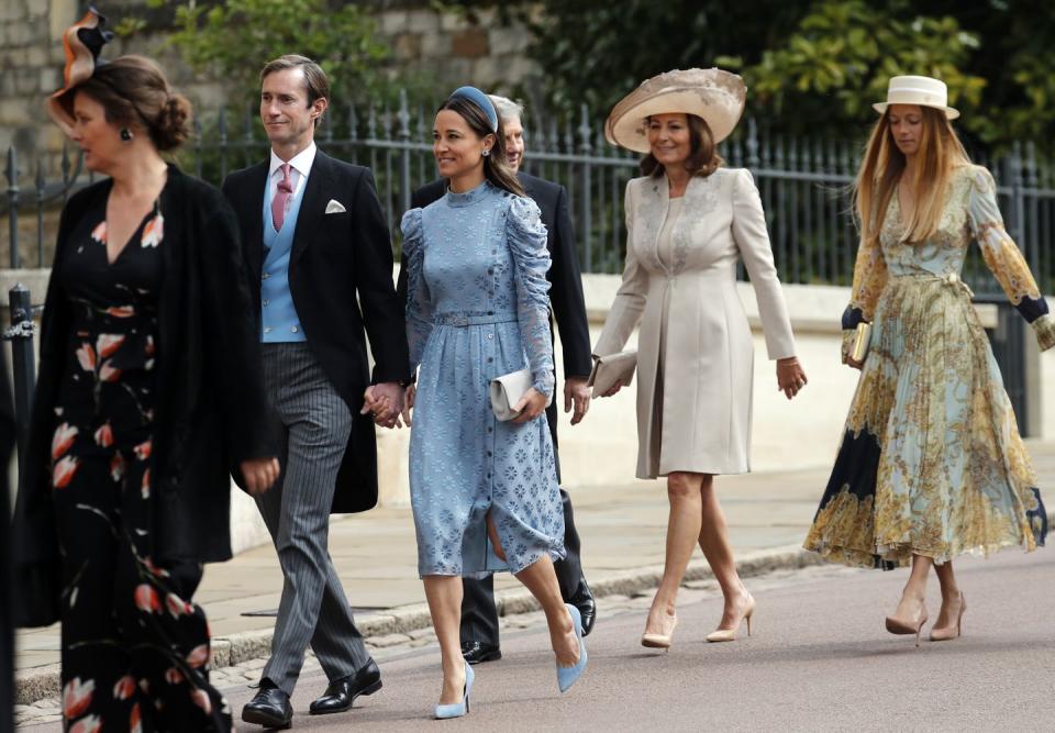 The Middletons arrive