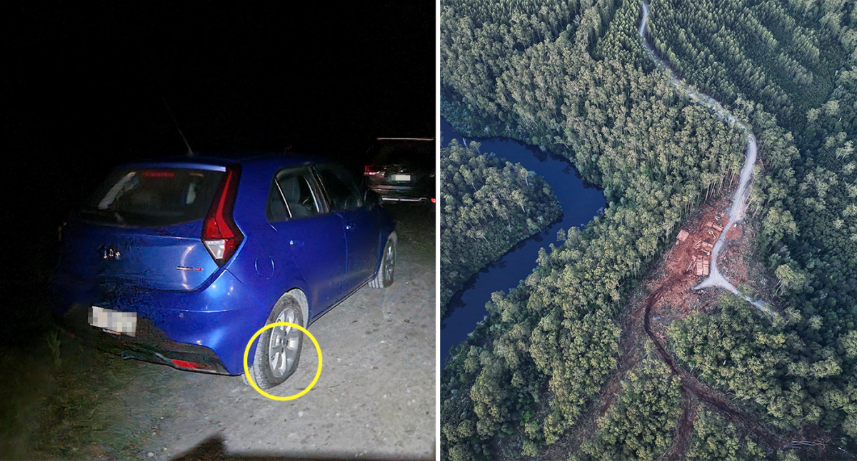 Sinister theory emerges after cars parked along Aussie tourist road ‘sabotaged’