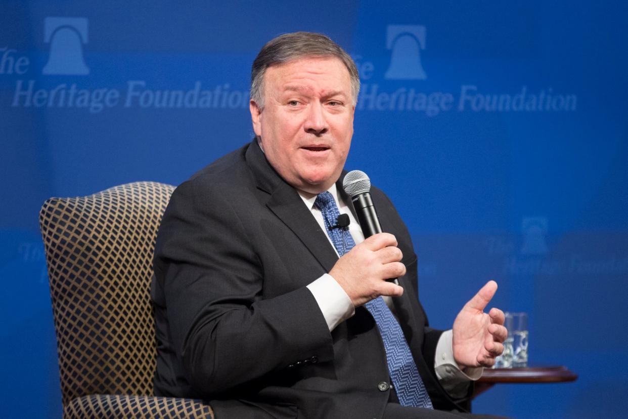 Secretary of State Mike Pompeo threatened “the strongest sanctions in history” if Iran does not comply with the new terms: EPA