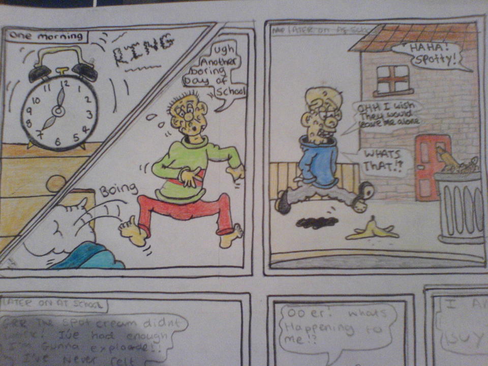 The childhood comic strip (Joe Sugg/PA)