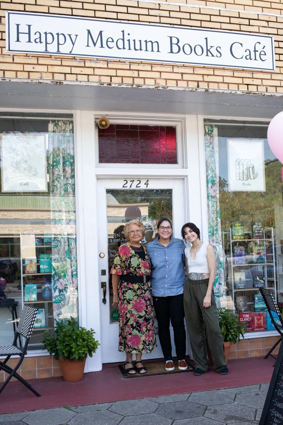 Happy Medium Books Cafe in Jacksonville, Florida is helmed by three generations of women.