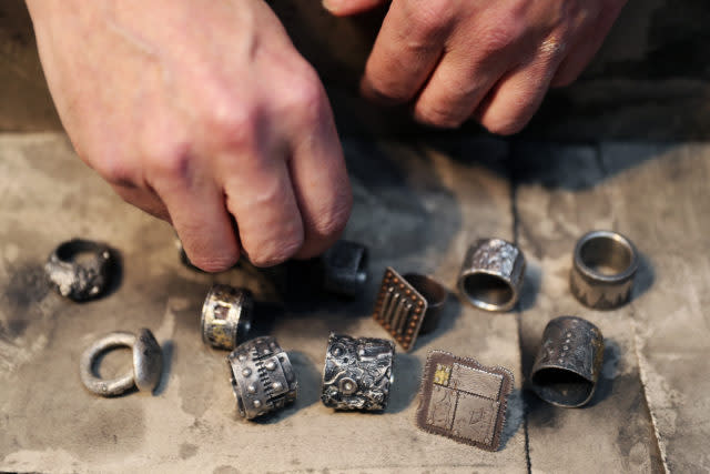 Jeweller Pierce Healy was chosen by Jackson to design the rings for his new film Mortal Engines, which opens in cinemas this week (Brian Lawless/PA)