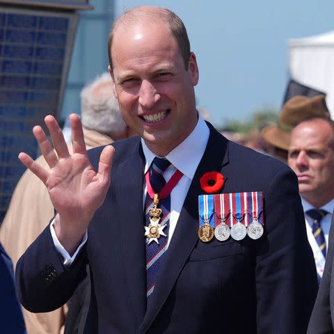 <p>Jordan Pettitt - Pool/Getty </p> Prince William