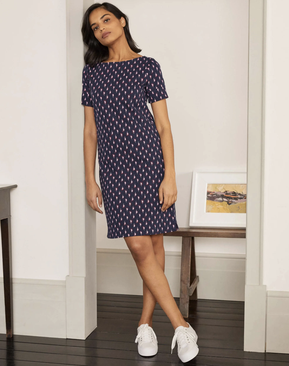 Darcey Jersey T-Shirt Dress (Boden)