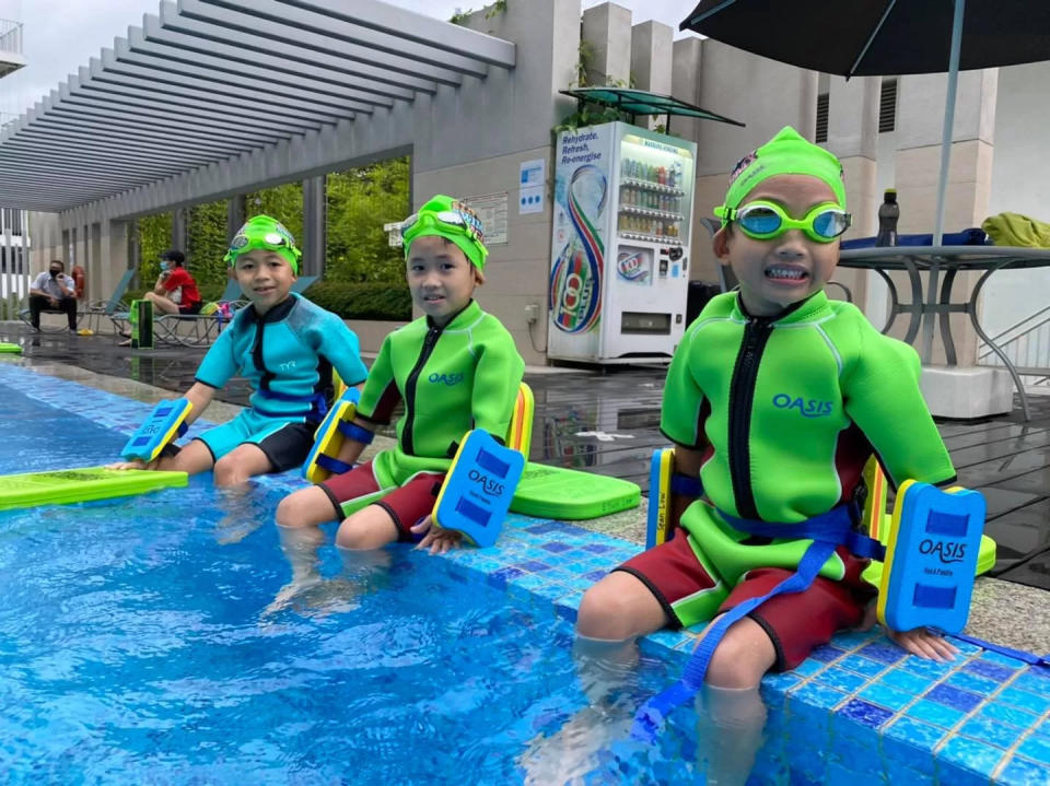 kids swimming lessons in singapore - singapore swimming academy