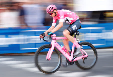 Cycling - Giro d'Italia, Rome, Italy - May 27, 2018 Team Sky's Chris Froome in action during the final stage REUTERS/Alessandro Garofalo