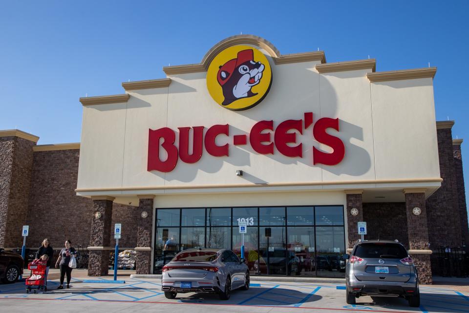 Customers exit the new Buc-ee's travel center in Richmond, Kentucky, on April 19. The Texas-based travel center chain expects to open its first Colorado location in Johnstown in 2024.