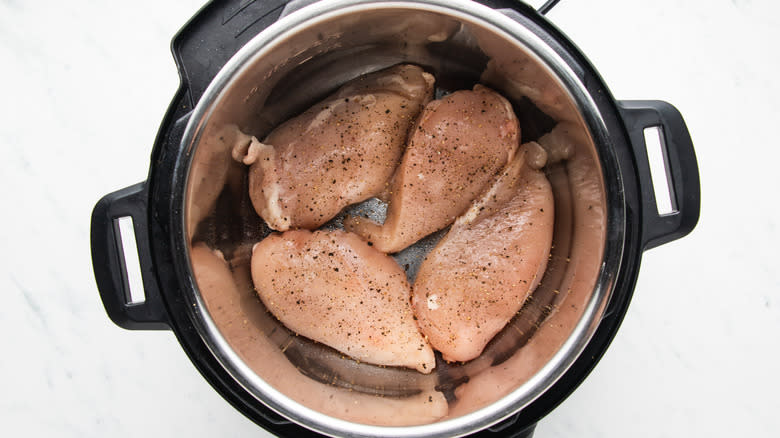 Chicken breasts in slow cooker