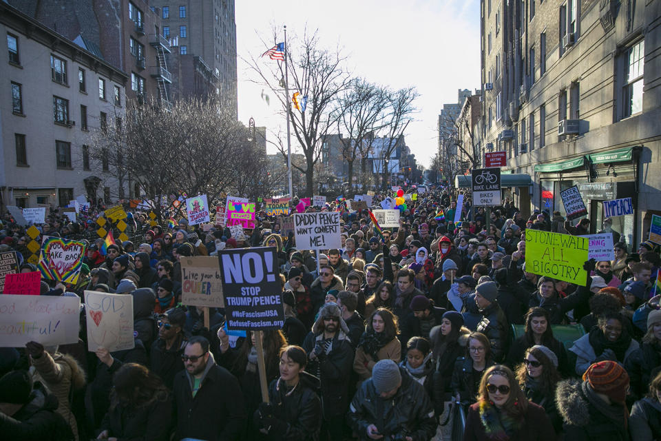 LGBT Solidarity Rally in NYC’s Greenwich Village