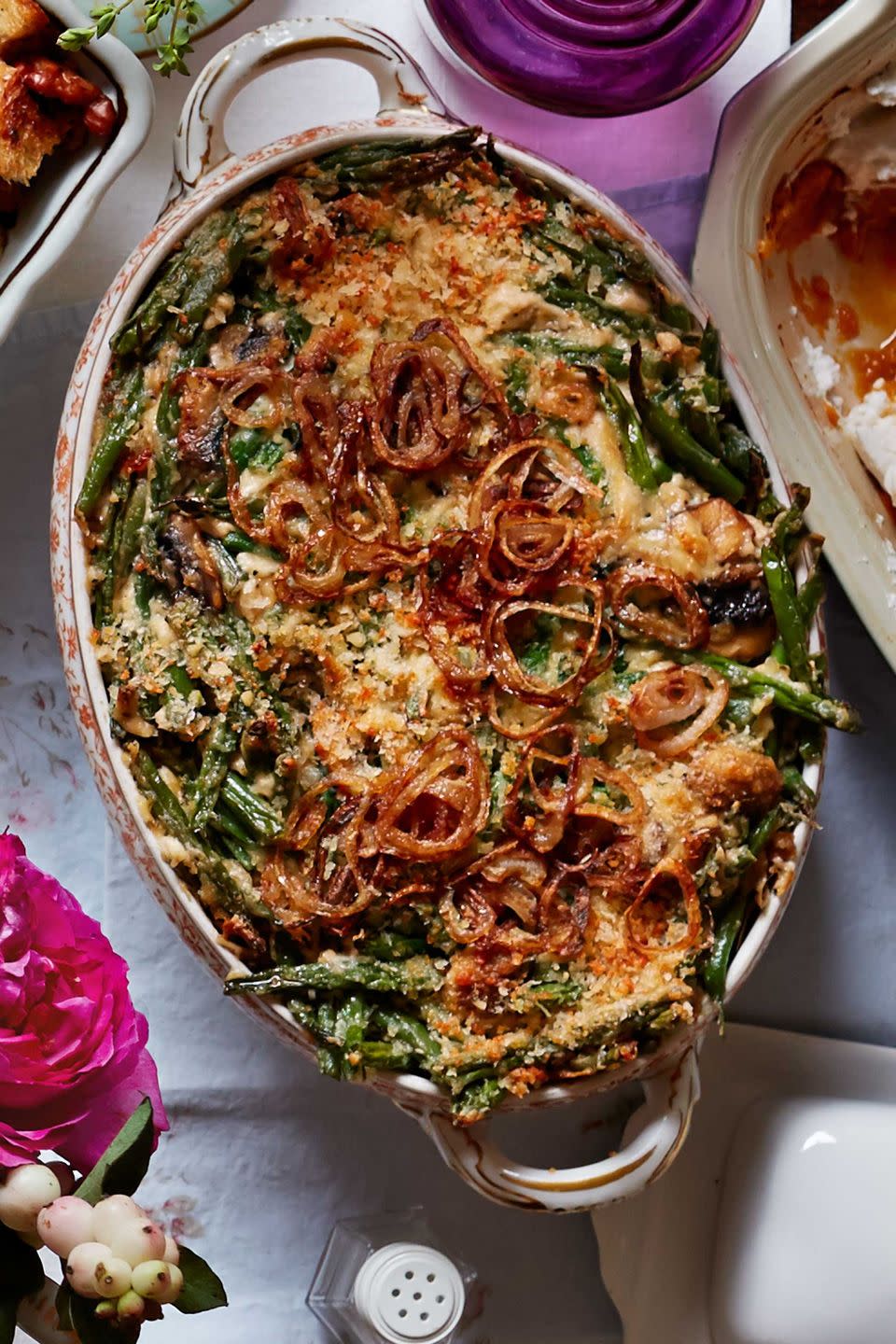 Green Bean Casserole with Fried Shallots