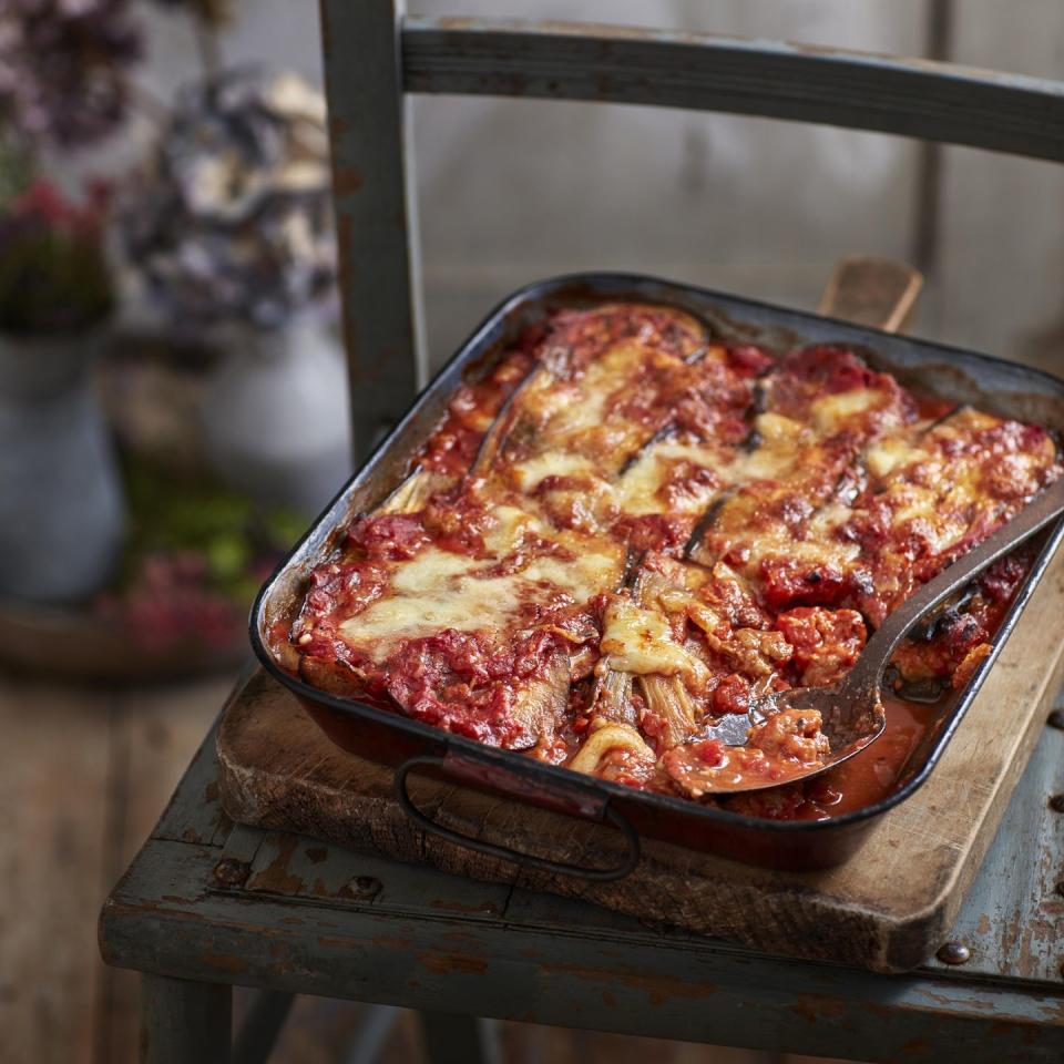 Sausage and Aubergine Lasagne