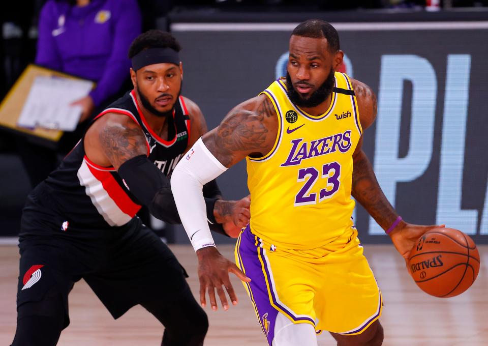 Carmelo Anthony and LeBron James finally will be teammates after Anthony signed a one-year deal with the Lakers.