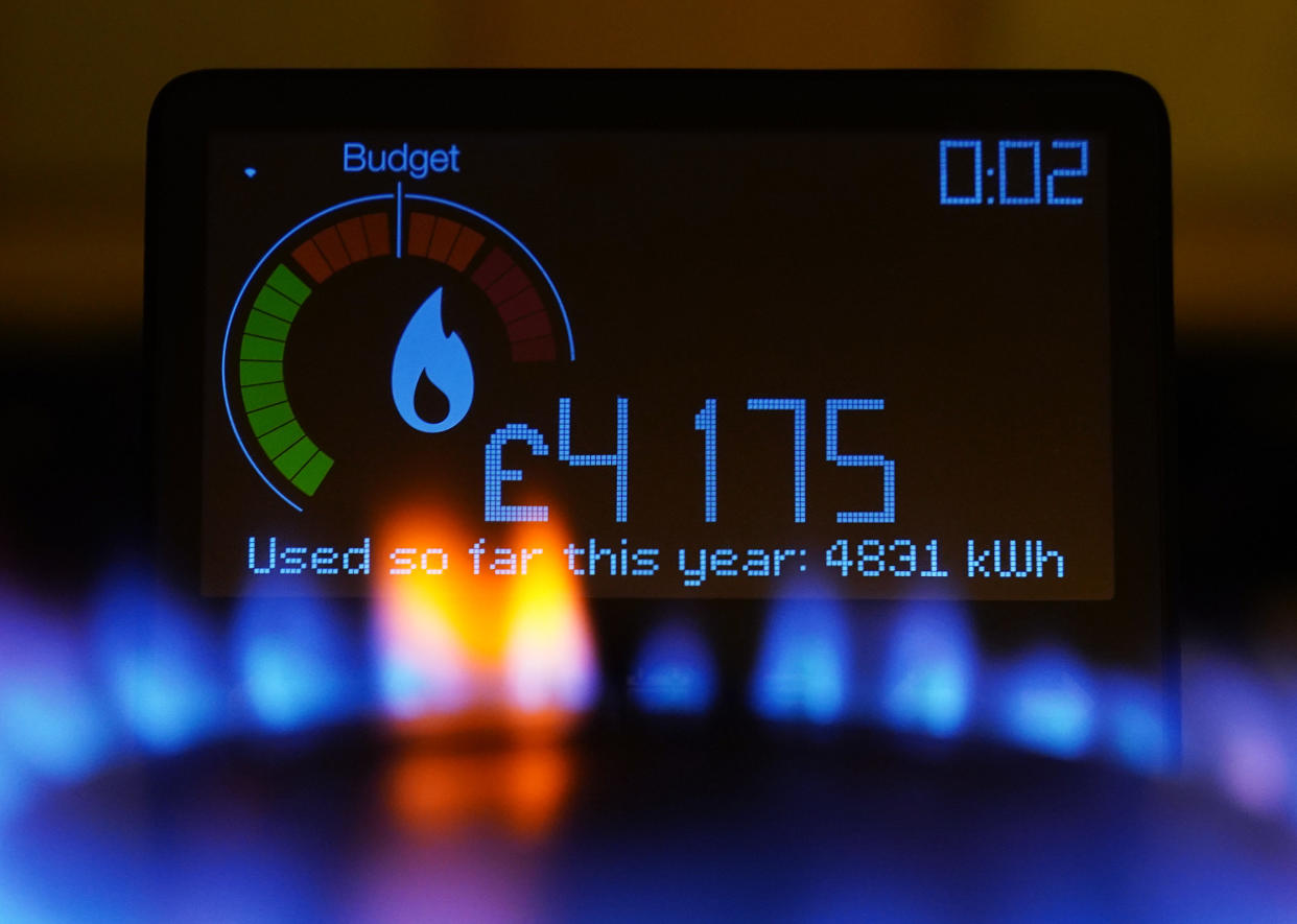 Energy bills: Millions of households face another hike in October. Photo: Yui Mok/PA via Getty