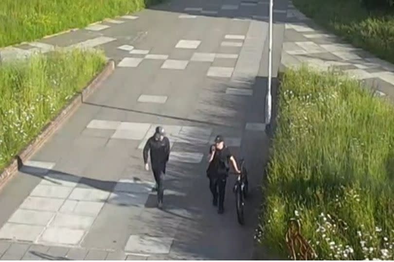 Police want to speak to these two men in connection with the suspected arson at Mayflower east car park on the evening of June 8, 2024