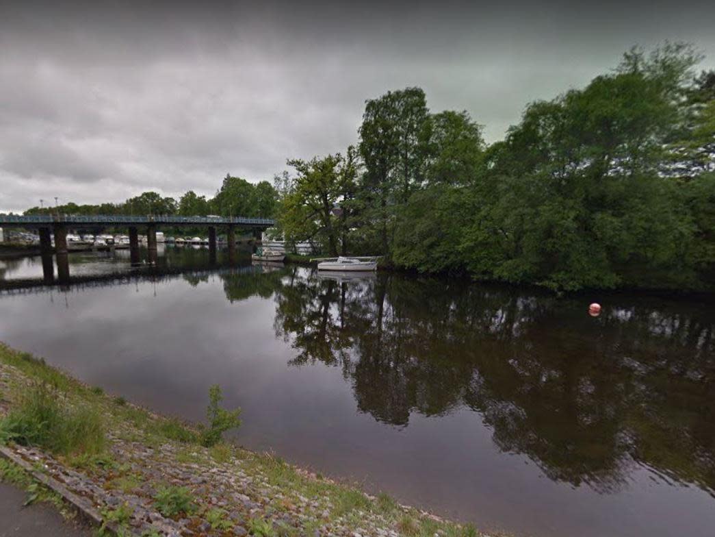 Ava Gray, 12, died after getting into difficulty in the River Leven: Google Street View