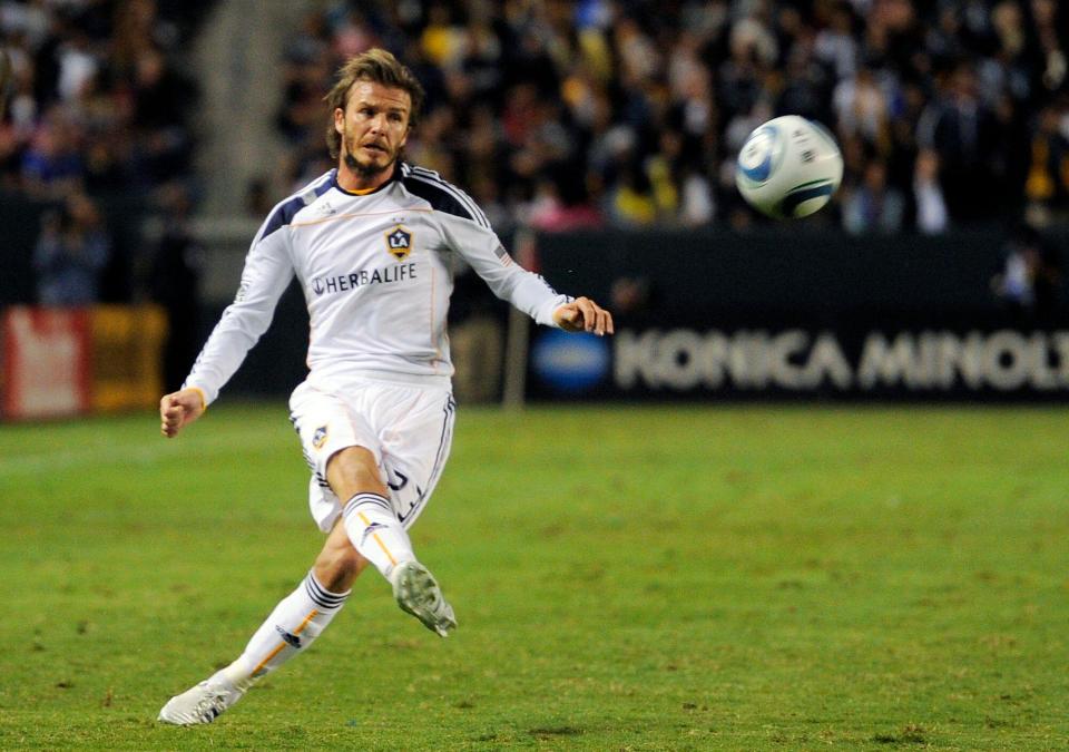 In 2007 David signed a five-year contract with LA Galaxy which meant the family had to move once again. Photo: PA/Alamy