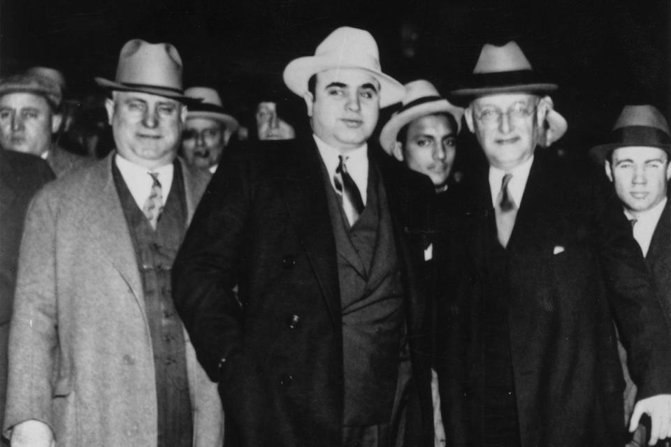 Gangster Al Capone circa 1930 (Getty)