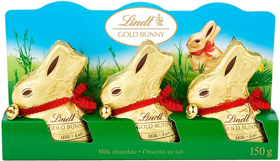 Lindt Easter Chocolate Gold Bunny Gift Pack. Image via Amazon.