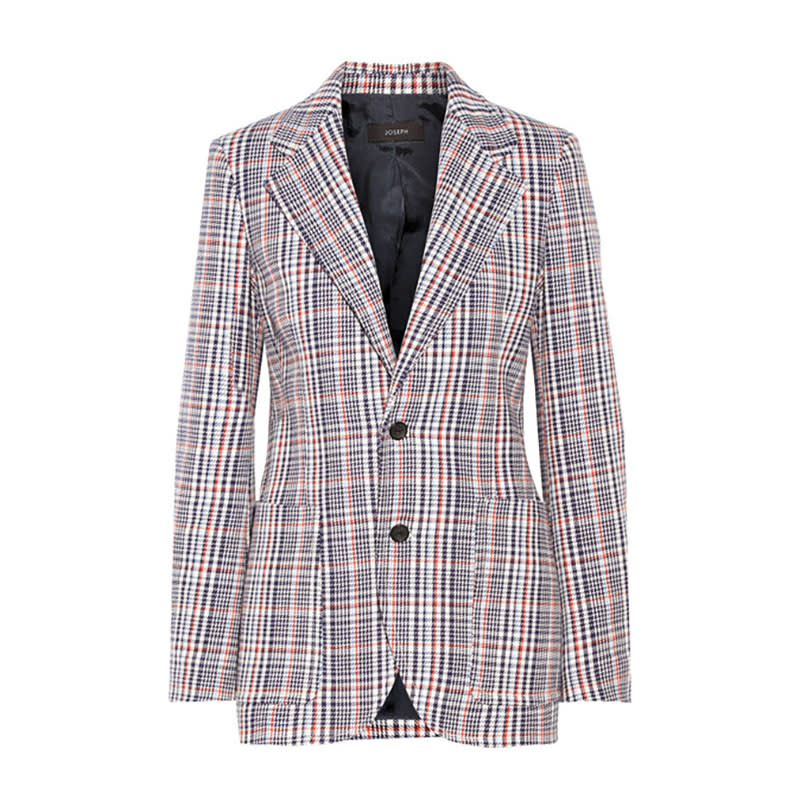 <a rel="nofollow noopener" href="http://rstyle.me/~a6Sei%20" target="_blank" data-ylk="slk:Albert Checked Cotton-Tweed Blazer, Joseph, $745;elm:context_link;itc:0;sec:content-canvas" class="link ">Albert Checked Cotton-Tweed Blazer, Joseph, $745</a><p> <strong>Related Articles</strong> <ul> <li><a rel="nofollow noopener" href="http://thezoereport.com/fashion/style-tips/box-of-style-ways-to-wear-cape-trend/?utm_source=yahoo&utm_medium=syndication" target="_blank" data-ylk="slk:The Key Styling Piece Your Wardrobe Needs;elm:context_link;itc:0;sec:content-canvas" class="link ">The Key Styling Piece Your Wardrobe Needs</a></li><li><a rel="nofollow noopener" href="http://thezoereport.com/entertainment/culture/violette-french-girl-makeup-tutorial/?utm_source=yahoo&utm_medium=syndication" target="_blank" data-ylk="slk:The French Girl Makeup Trick We Never Knew Existed;elm:context_link;itc:0;sec:content-canvas" class="link ">The French Girl Makeup Trick We Never Knew Existed</a></li><li><a rel="nofollow noopener" href="http://thezoereport.com/entertainment/celebrities/chrissy-teigen-second-child-ivf-instyle-november-2017/?utm_source=yahoo&utm_medium=syndication" target="_blank" data-ylk="slk:Chrissy Teigen And John Legend Have Some Exciting Baby News;elm:context_link;itc:0;sec:content-canvas" class="link ">Chrissy Teigen And John Legend Have Some Exciting Baby News</a></li> </ul> </p>