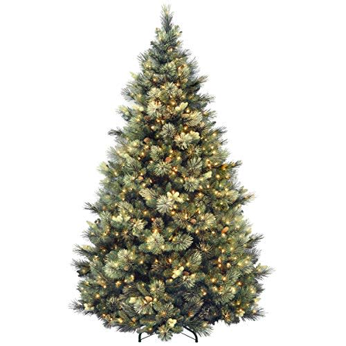 National Tree Company Carolina Pine Pre-Lit Artificial Christmas Tree (Amazon / Amazon)