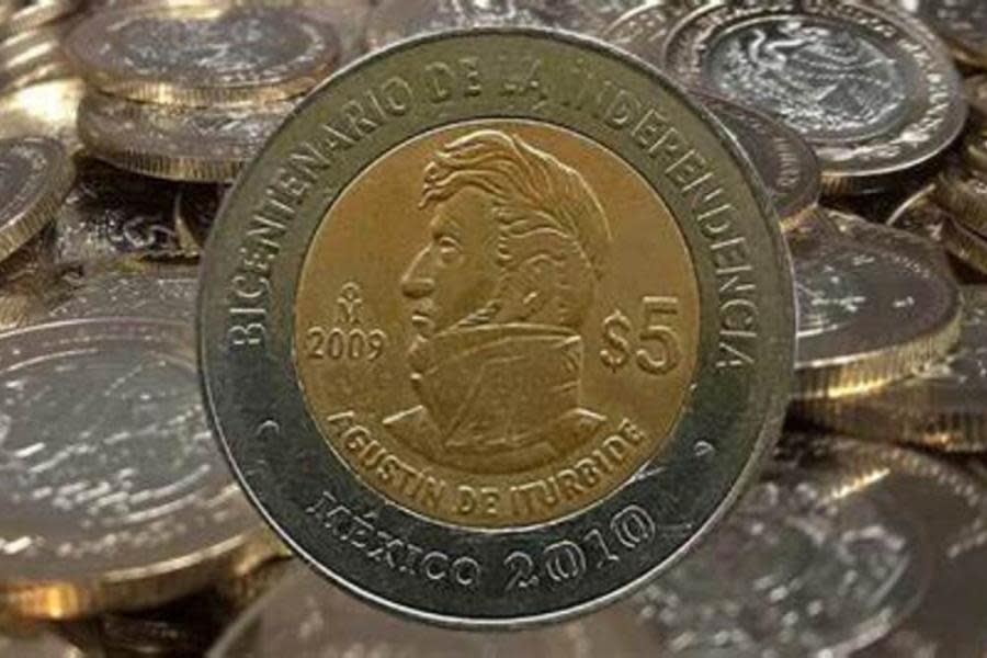 Moneda mexicana de 5 pesos se vende en más de 300 mil 