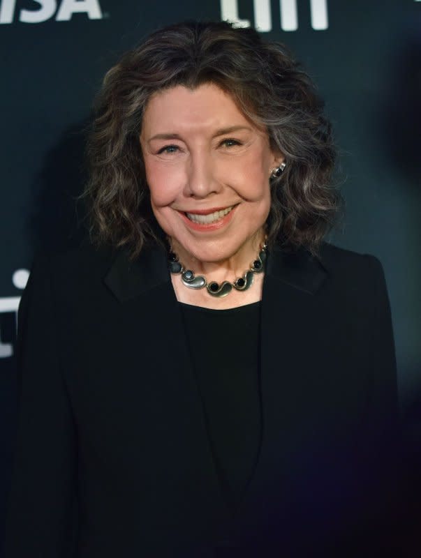 Lily Tomlin attends the premiere of "Moving On" at Roy Thomson Hall during the Toronto International Film Festival in Canada on September 13. The actor turns 84 on September 1. File Photo by Chris Chew/UPI