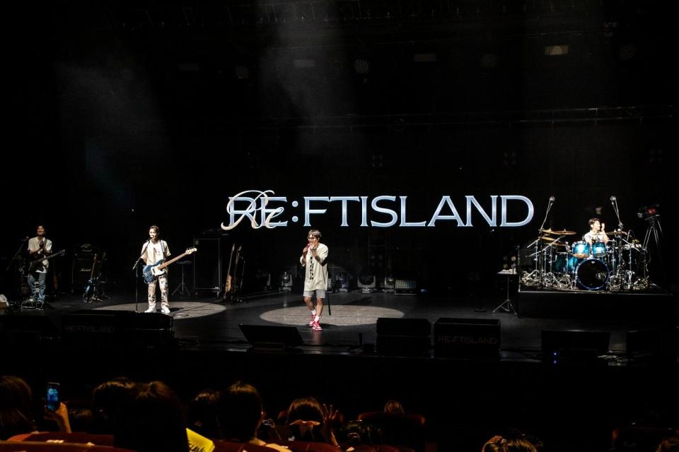 FTIsland承諾會盡快再來台灣開演唱會。（圖／林坤緯攝）