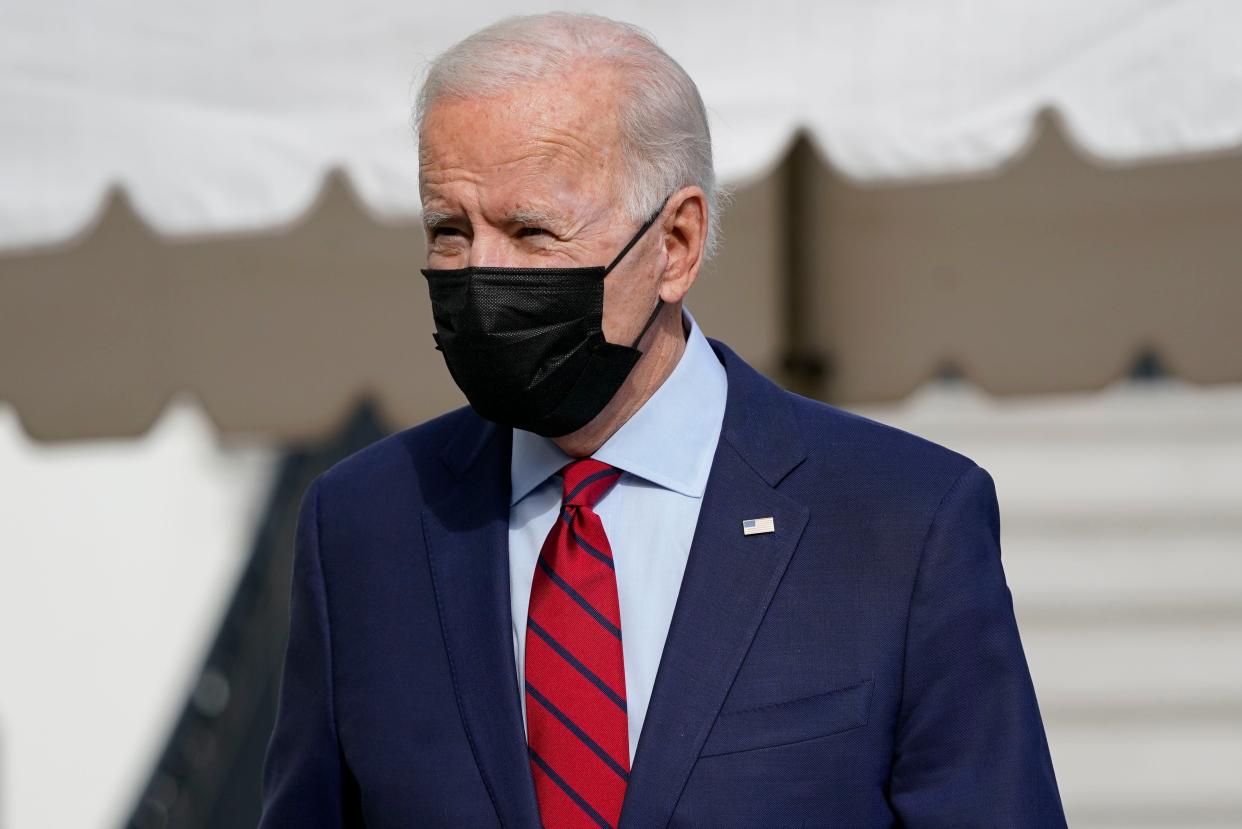 <p>US president Joe Biden</p> (AP)