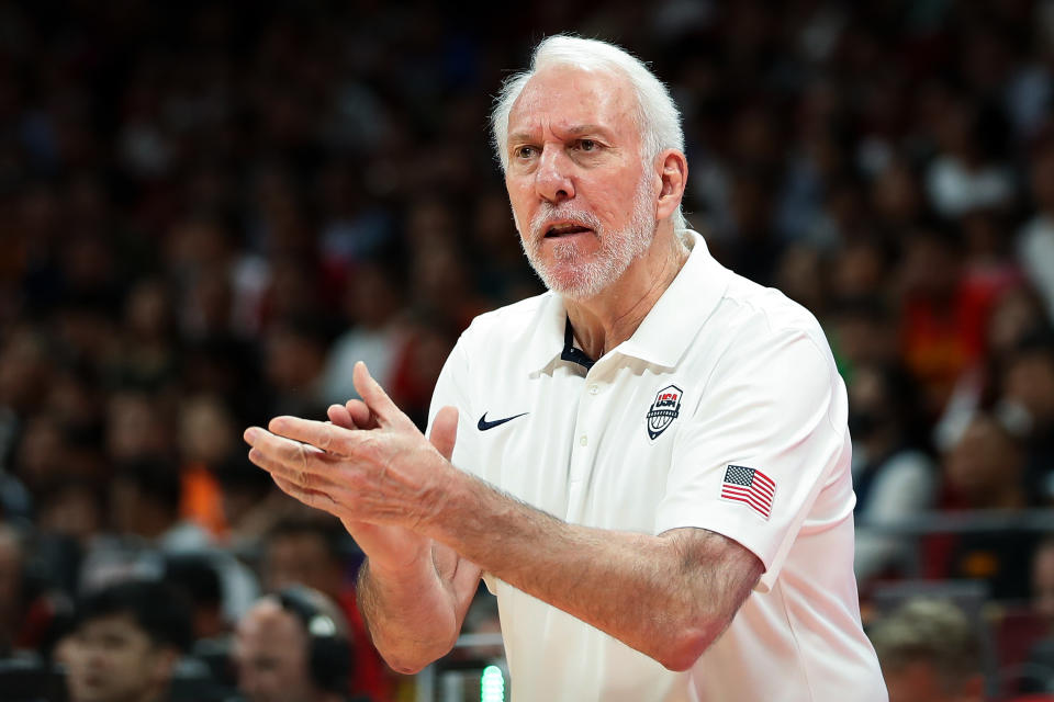 Gregg Popovich stood by Team USA after its seventh-place finish at the FIBA World Cup, the team’s worst-ever showing in a World Cup or Olympics.