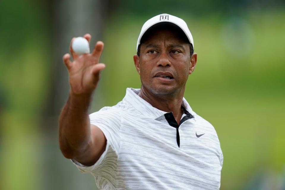 Tiger Woods addressed the absence of defending champion Phil Mickelson ahead of the US PGA Championship (Eric Gay/AP) (AP)