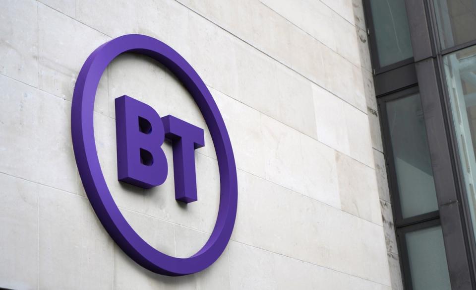 Two days of strikes by BT workers have been announced (BT/PA) (PA Media)