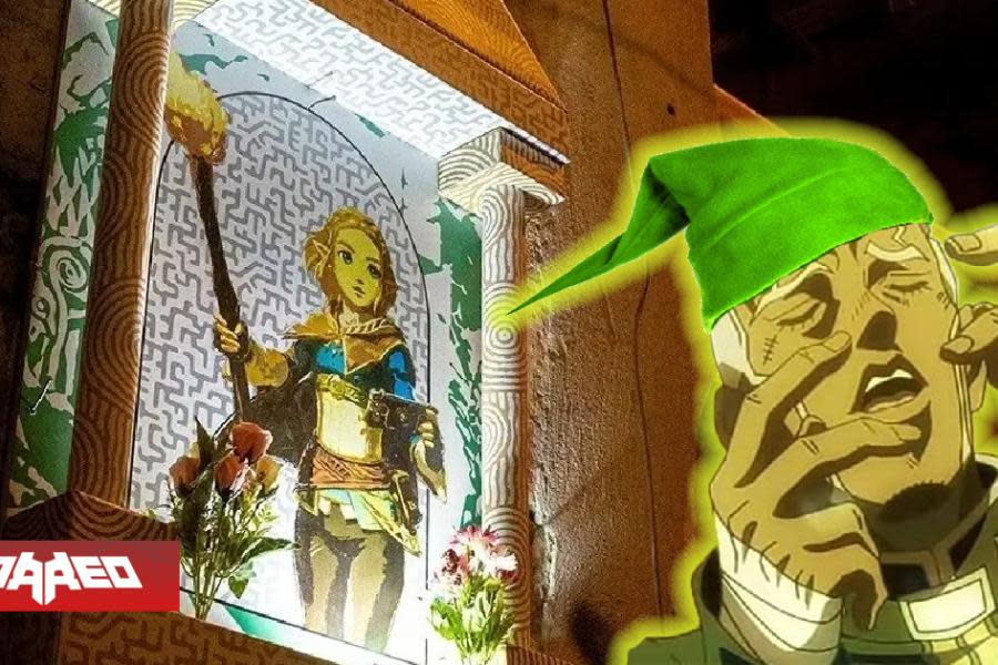 Artistas instalan altares de Zelda en Italia y los fans llegan a rezarle mientras esperan el lanzamiento de Tears of the Kingdom