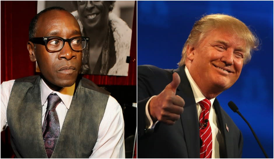 Don Cheadle shares racist Donald Trump story