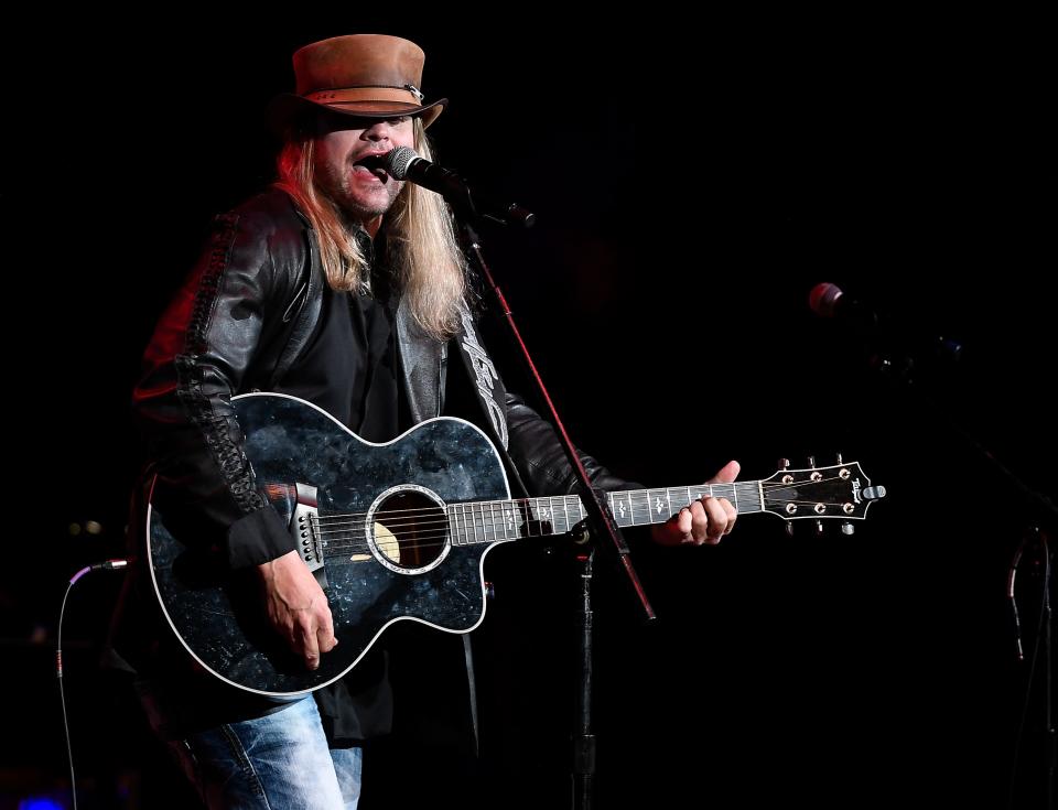 Ira Dean performs during the SIP Hope 4 Hope Town Hurricane Dorian Relief Concert at the Ryman Auditorium  Monday, Sept. 16, 2019 in Nashville, Tenn.