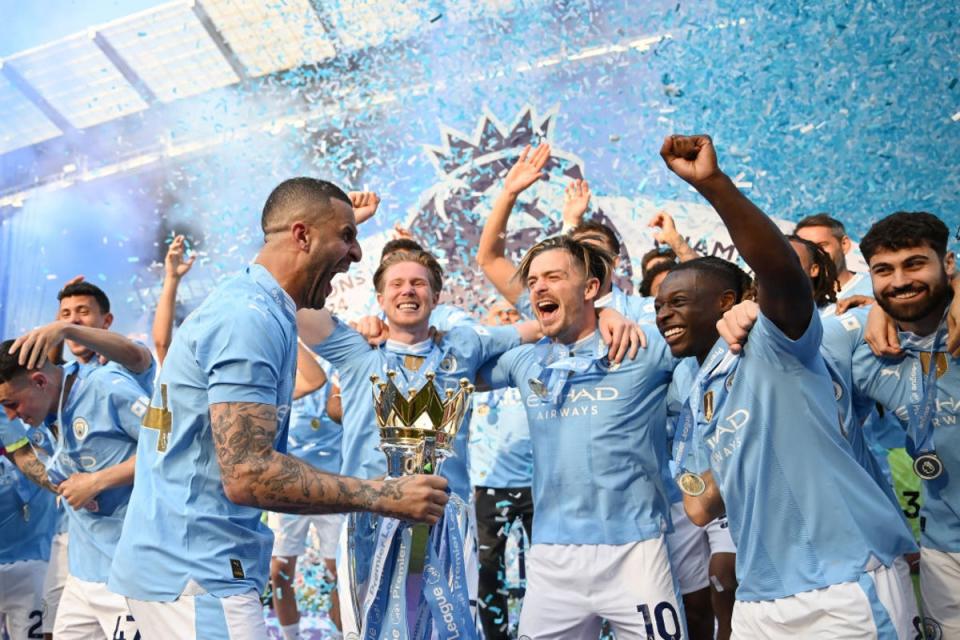 Man City kiện Ngoại hạng Anh trong động thái chưa từng có (Getty Images)