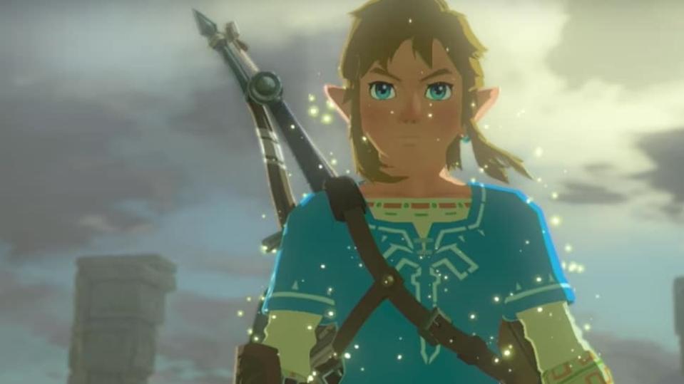 A CG Link with a bow in Legend of Zelda: Breath of the Wild