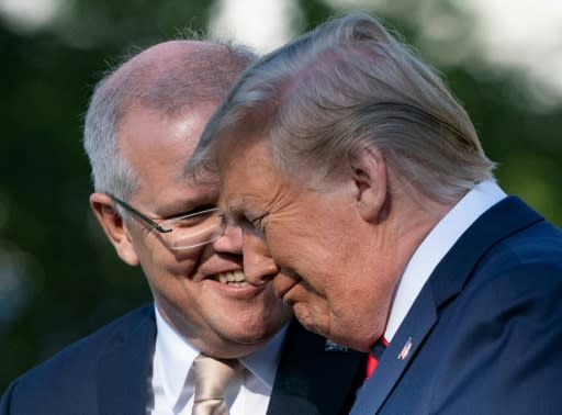 Australian Prime Minister Scott Morrison is now part of US President Donald Trump's circle of conservative allies