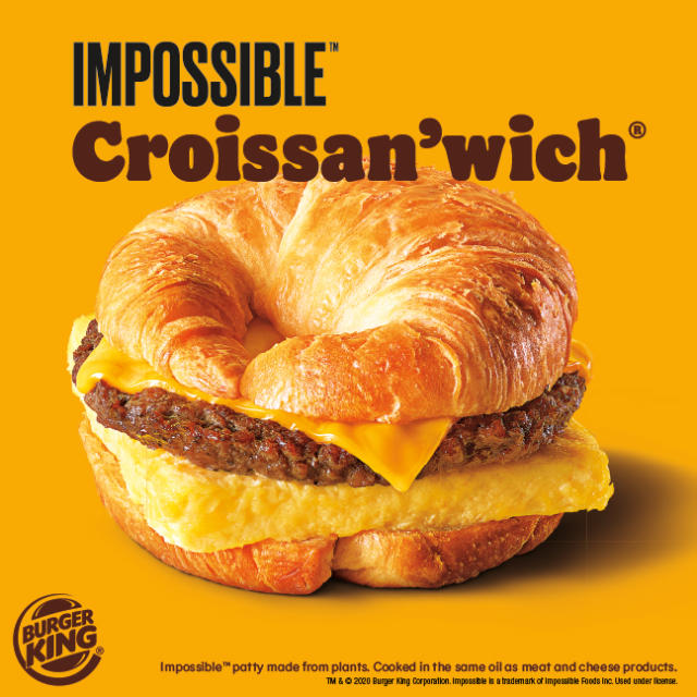 Burger King's Impossible Croissan'wich goes national - and we tasted it