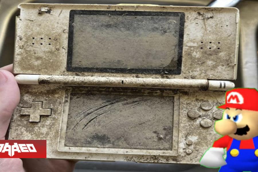 Jugador perdió su Nintendo DS cuando niño,16 años después, la encuentra en arenero donde jugaba con su hermano