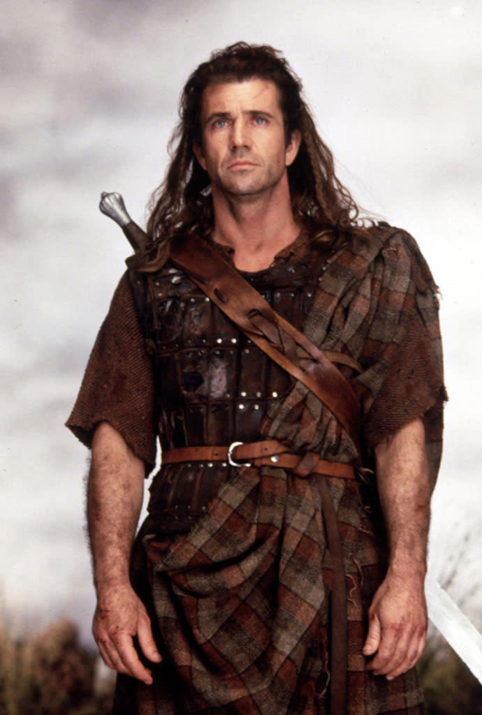 <a href="http://movies.yahoo.com/movie/braveheart/" data-ylk="slk:Braveheart;elm:context_link;itc:0;sec:content-canvas" class="link ">Braveheart</a> (1995)<br> Let’s forget the fact that kilts weren’t worn in Scotland until about 300 years after William Wallace’s day and just do some simple math. According to the movie, Wallace’s blue-eyed charm at the Battle of Falkirk was so overpowering, he seduced King Edward II’s wife, Isabella of France, and the result of their affair was Edward III. But according to the history books, Isabella was three years old at the time of Falkirk, and Edward III was born seven years after Wallace died.