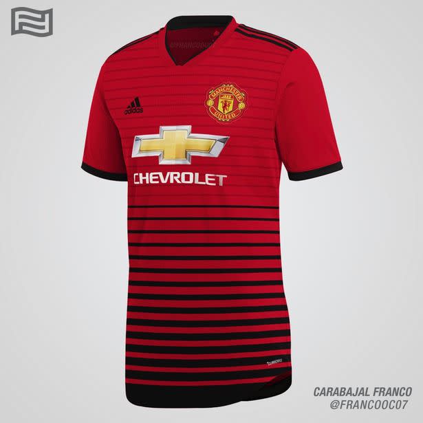 New feel: there’s a big amount of black in the new United kit