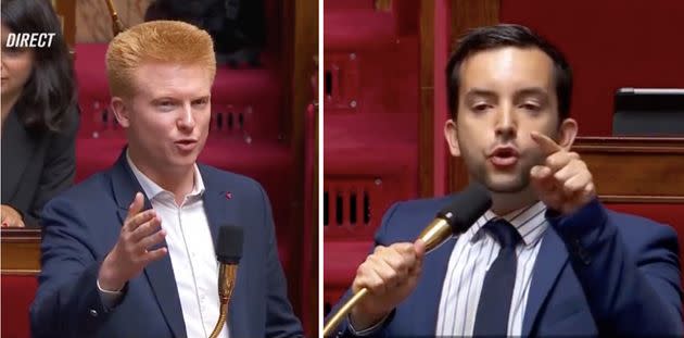 À l'Assemblée nationale, LFI et RN se renvoient leur complicité avec Macron (Photo: LCP)