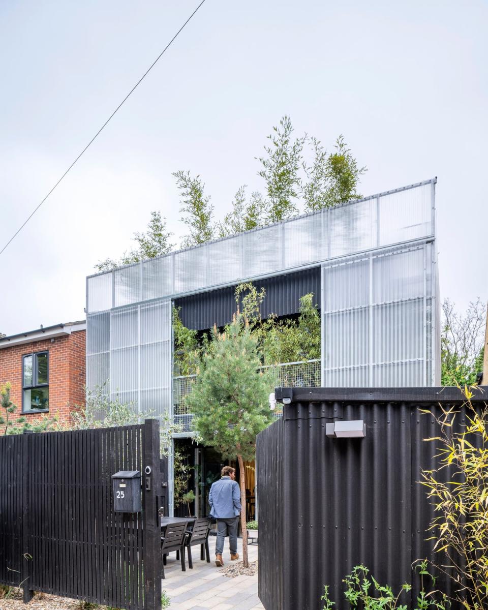 Bamboo covers the street-facing facade of the aptly named Green House (Kilian O'Sullivan/VIEW)