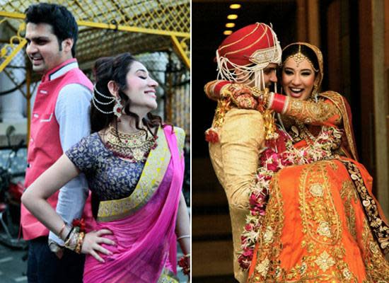 30+ South Indian Couples Who Colour Coordinated Their Outfits Like A Pro! |  WeddingBazaar