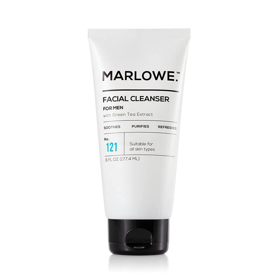 Marlowe No. 121 Facial Cleanser; best men's skincare brands, best skincare brands for men